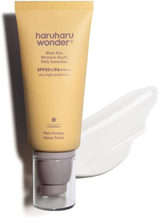 Haruharu Wonder – Black Rice Moisture Airyfit Daily Sunscreen SPF50+ PA++++ – 50 ml