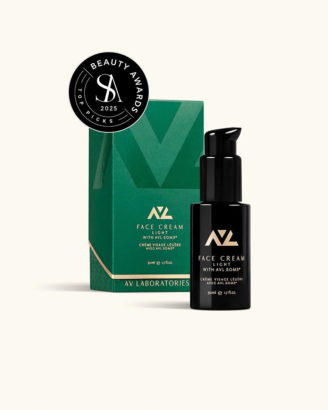 AV Laboratories Face Cream Light 50 ml – lekki krem do twarzy z biotechnologiczną formułą pielęgnacyjną