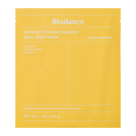Biodance – Radiant Vita Niacinamide Real Deep Mask (34 g)