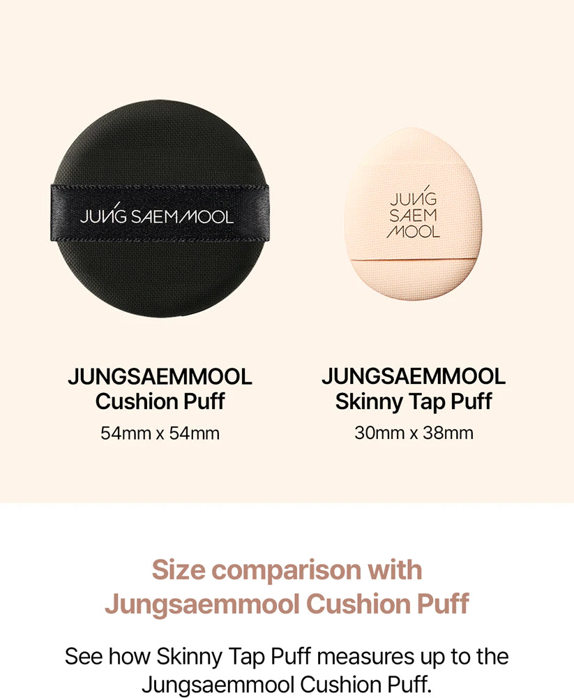 JUNG SAEM MOOL Skinny‑Tap Puff 3 szt.