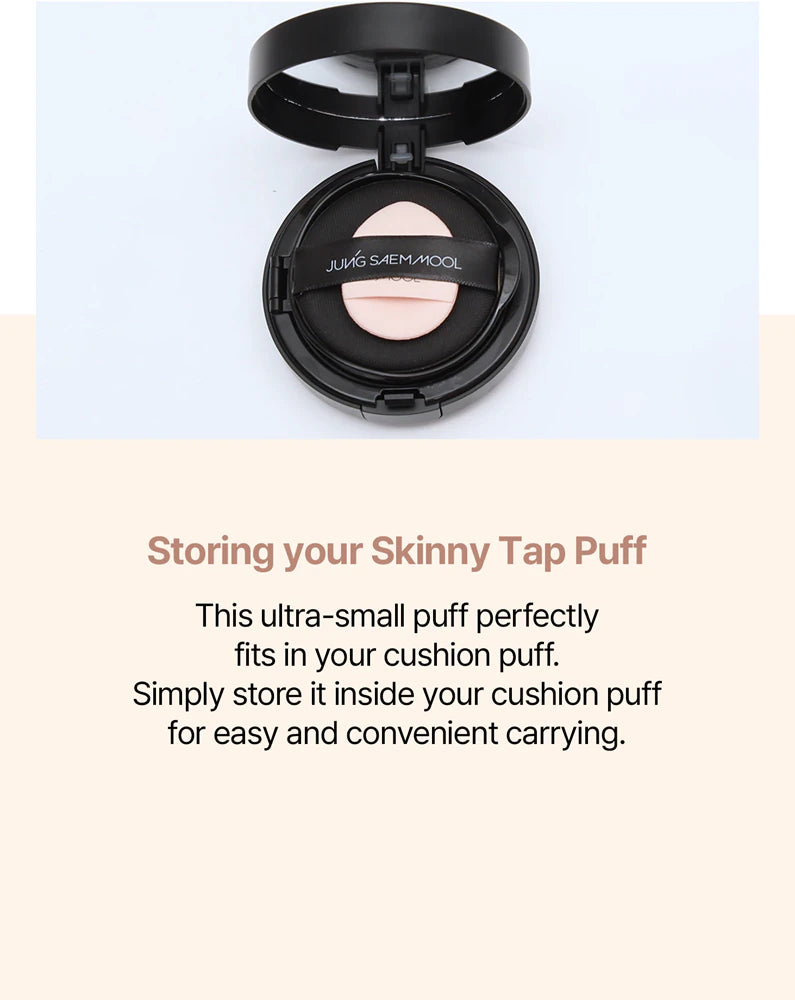 JUNG SAEM MOOL Skinny‑Tap Puff 3 szt.